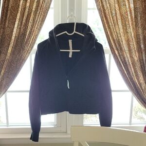 lululemon athletica Black Zip-Up Cardigan